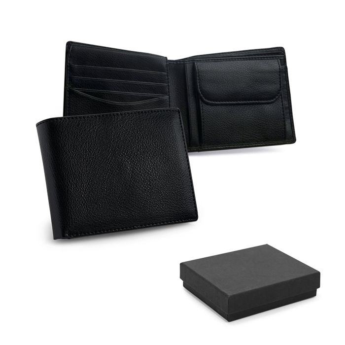  Porte-cartes en cuir avec blocage RFID