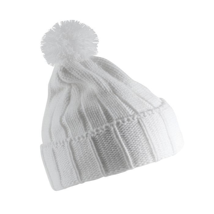  Bonnet à pompon avec revers