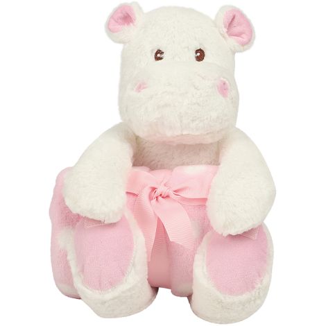  Peluche hippopotame avec couverture