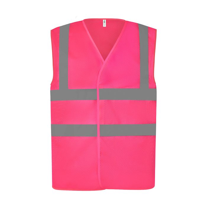  Gilet haute visibilité à maille ajourée recyclée