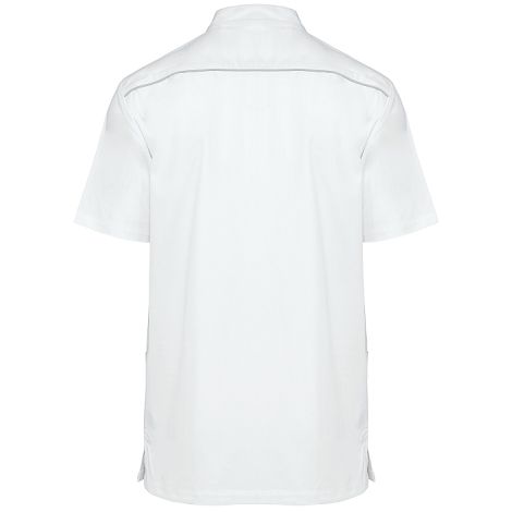  Blouse polycoton avec boutons-pression homme