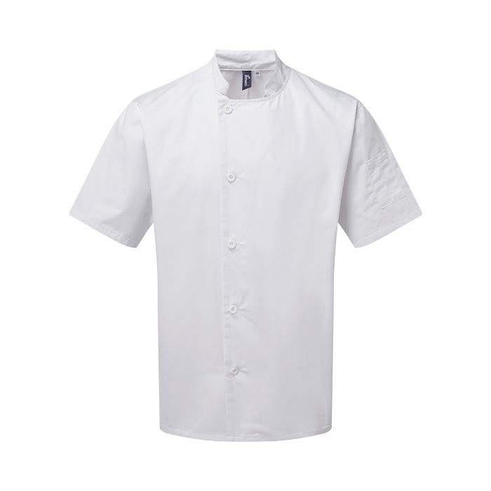  Veste chef cuisinier manches courtes "Essential"