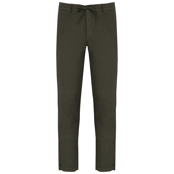  Pantalon écoresponsable délavé en lin homme