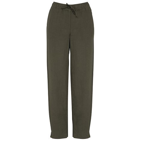  Pantalon écoresponsable délavé en lin femme