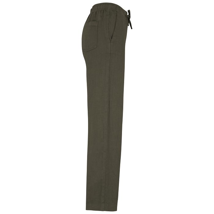  Pantalon écoresponsable délavé en lin femme