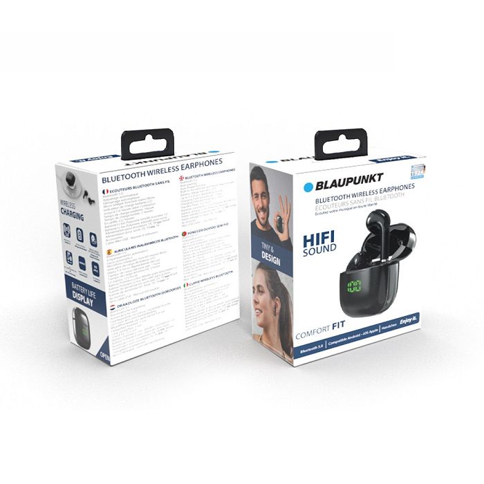  Ecouteurs Bluetooth avec étui de charge - BLAUPUNKT