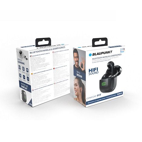  Ecouteurs Bluetooth avec étui de charge - BLAUPUNKT