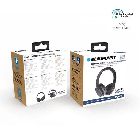  Casque Bluetooth recyclé GRS - BLAUPUNKT