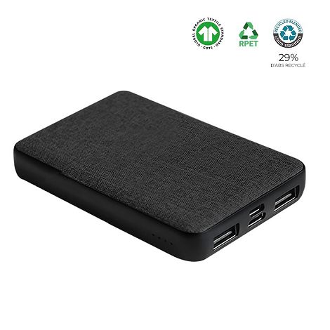  Batterie de secours induction RPET et Chanvre 5 000mAh - BLAUPUNK