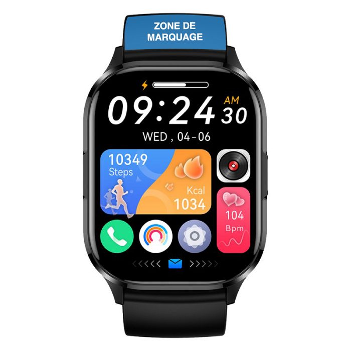  MONTRE CONNECTÉE DERNIÈRE GÉNÉRATION AMOLED - BLAUPUNKT