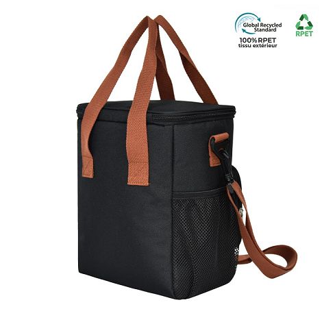  Sac isotherme RPET avec ouvre bouteille en bois 8L - ENVIRONNEMEN