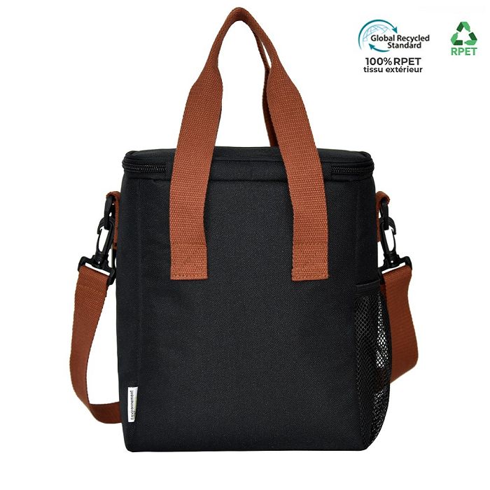  Sac isotherme RPET avec ouvre bouteille en bois 8L - ENVIRONNEMEN