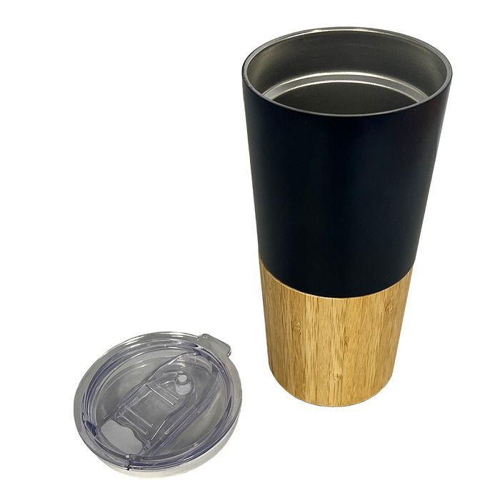  Mug isotherme recyclé RCS finition bambou - Environnement & natur