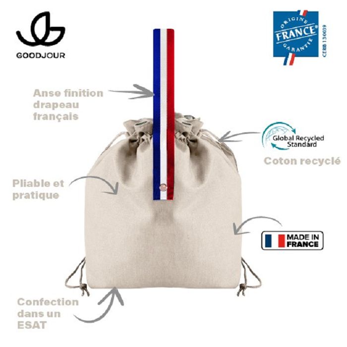  Sac pochon fabriqué en France - Goodjour