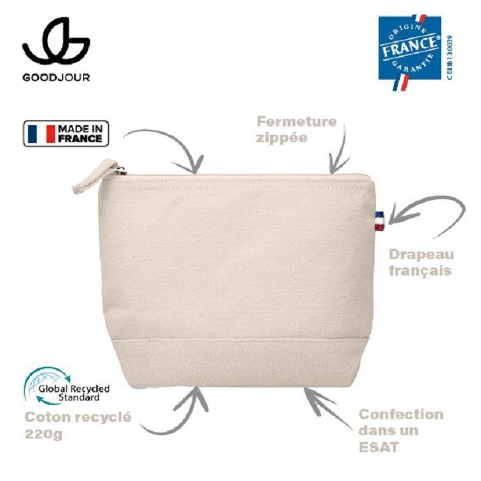  Trousse coton 220g fabriqué en France - Goodjour