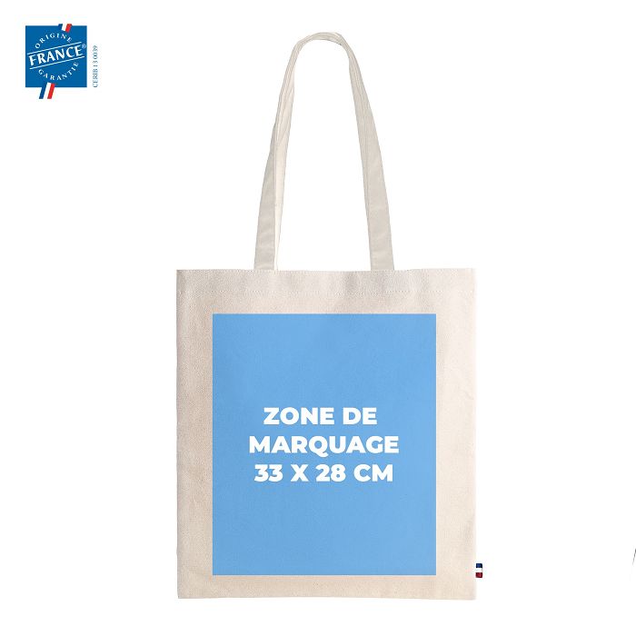  Totebag coton recyclé 150g certifié Origine France Garantie - Goo