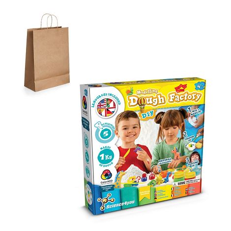  Jeu éducatif livré avec un sac cadeau en papier kraft (115 g/m²)