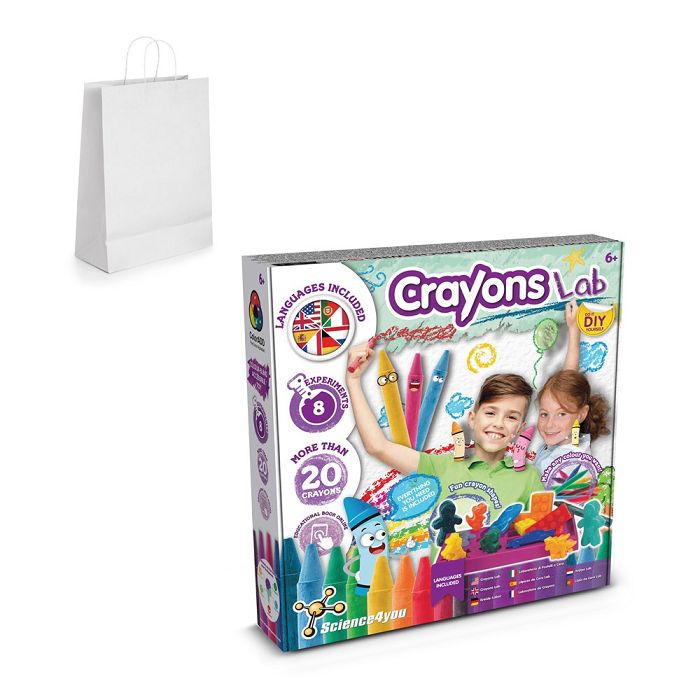  Jeu éducatif livré avec un sac cadeau en papier kraft (100 g/m²)