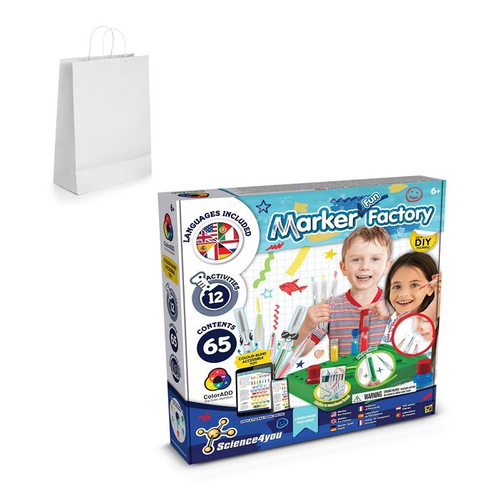  Kit éducatif livré avec un sac cadeau en papier kraft (100 g/m²)