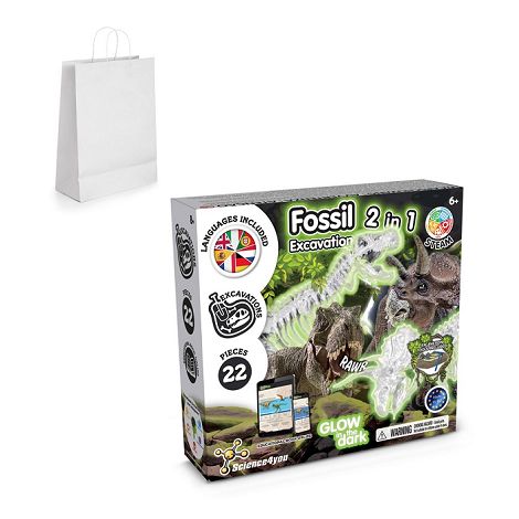  Jeu éducatif livré avec un sac cadeau en papier kraft (90 g/m²)