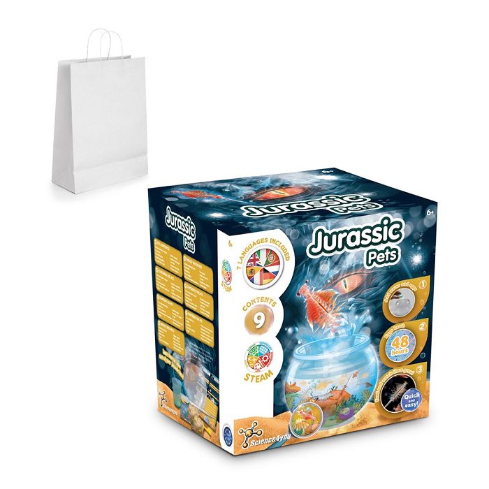  Jeu éducatif livré avec un sac cadeau en papier kraft (90 g/m²)