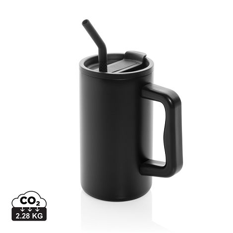  Mug Cube 800ml en acier recyclé certifiée RCS