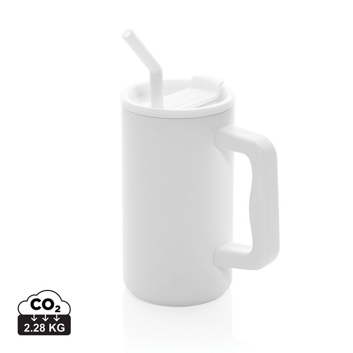  Mug Cube 800ml en acier recyclé certifiée RCS