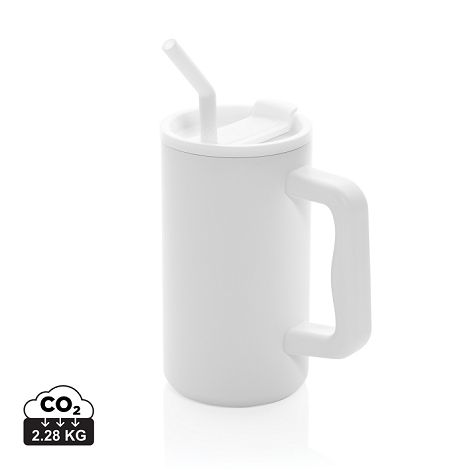  Mug Cube 800ml en acier recyclé certifiée RCS