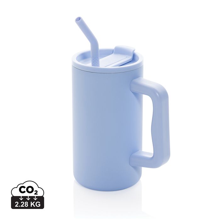  Mug Cube 800ml en acier recyclé certifiée RCS