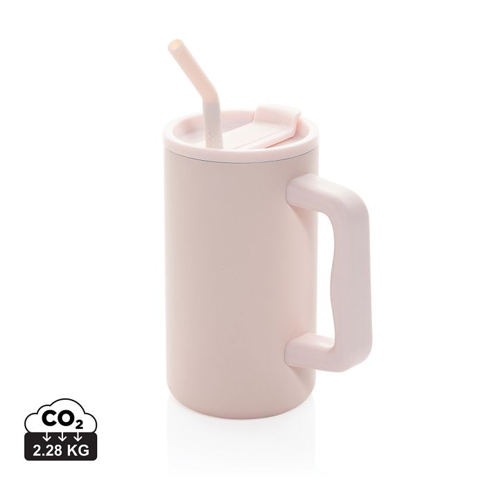  Mug Cube 800ml en acier recyclé certifiée RCS