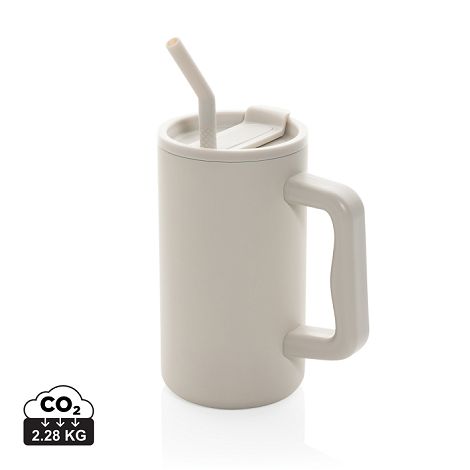  Mug Cube 800ml en acier recyclé certifiée RCS