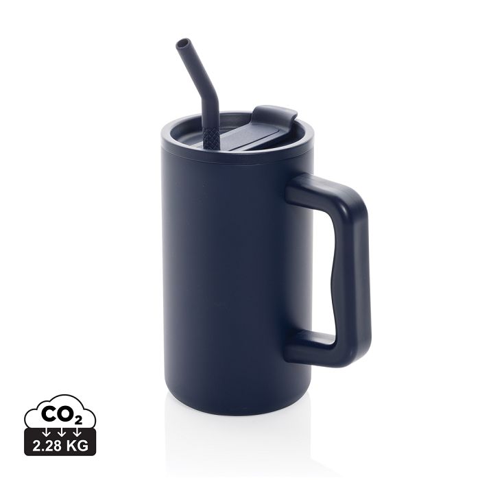  Mug Cube 800ml en acier recyclé certifiée RCS