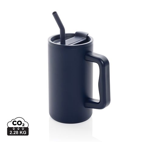  Mug Cube 800ml en acier recyclé certifiée RCS