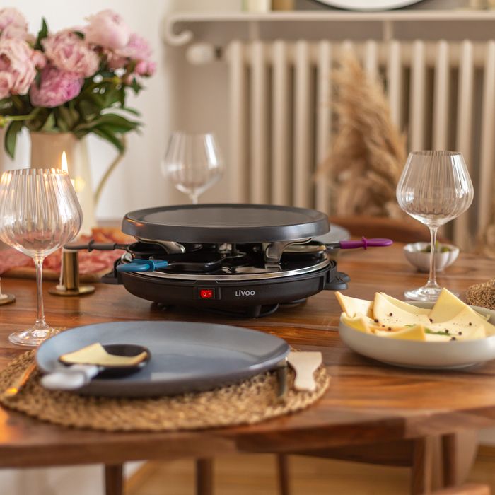  Appareil à raclette 6 personnes