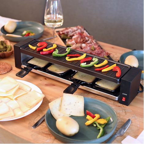  Appareil à raclette 4 personnes