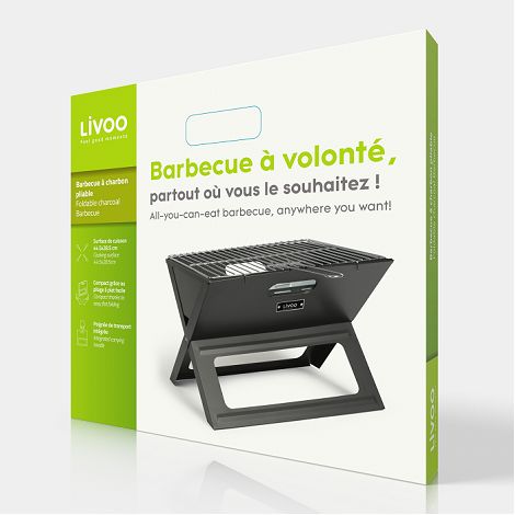  Barbecue à charbon pliable