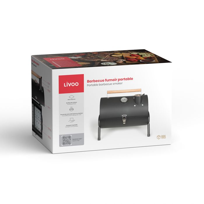  Barbecue fumoir portable