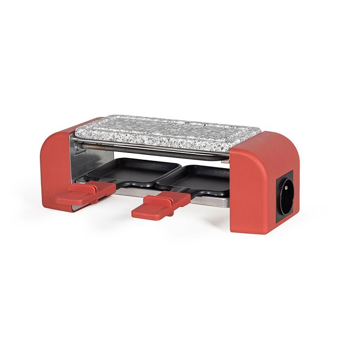  Raclette 2 personnes connectable - Rouge