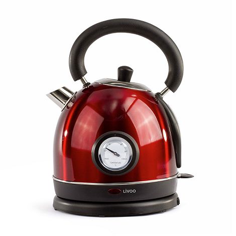  Bouilloire rétro avec thermomètre 1,8 L