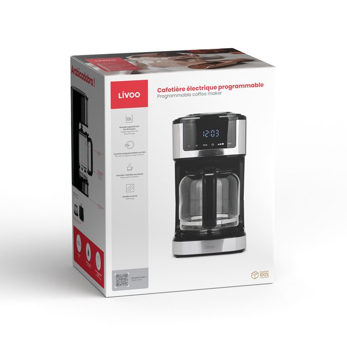  Cafetière électrique programmable