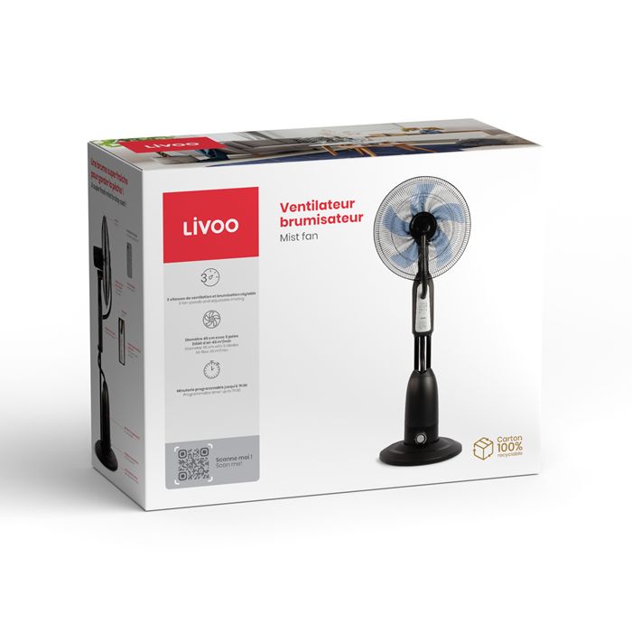  Ventilateur brumisateur