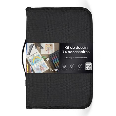  Kit de dessin 74 accessoires