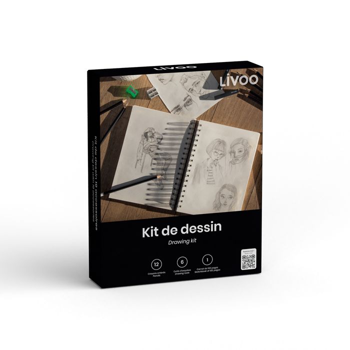  Kit de dessin 19 accessoires