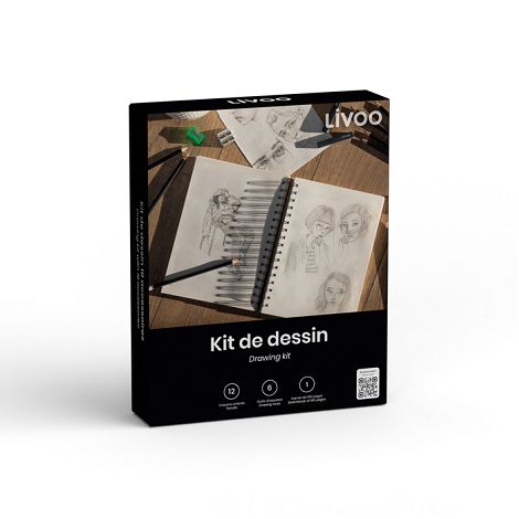  Kit de dessin 19 accessoires