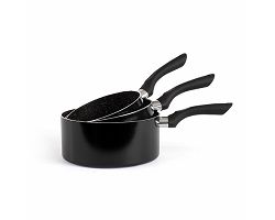 Set de 3 casseroles - Noir