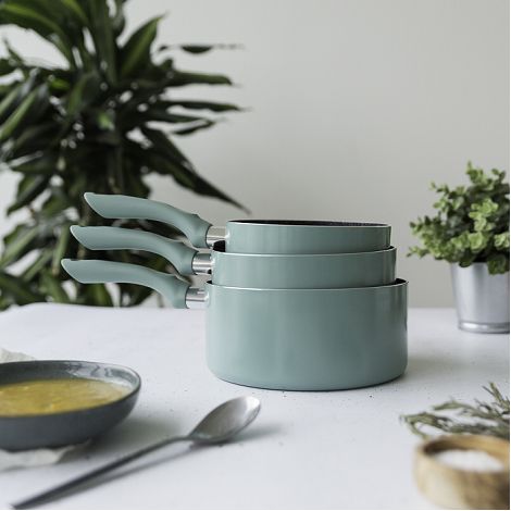  Set de 3 casseroles - Vert