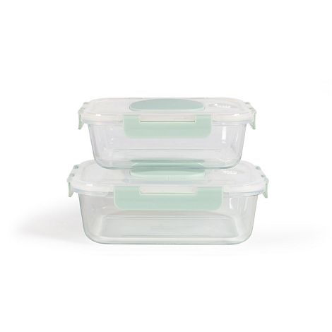  Set de 2 boîtes sous vide - Transparent