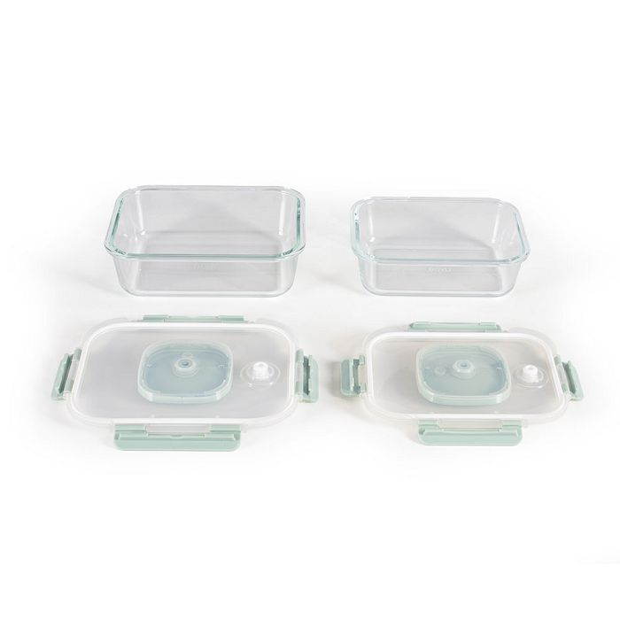  Set de 2 boîtes sous vide - Transparent