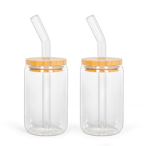  Set de 2 verres à bubble tea