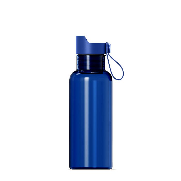  Bouteille plastique recyclé 600 ml - Bleu